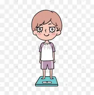 卡通称体重png下载