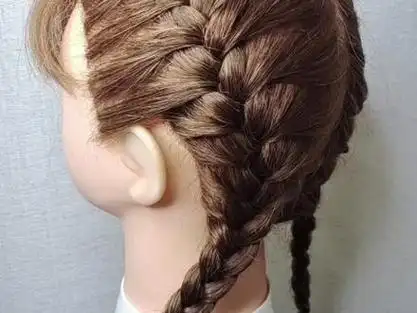 三加二蜈蚣辫编不好的注意看教程#简单好看发型 #编发教程 #儿童编发