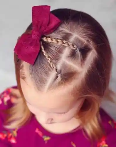 小孩辫子的编发教程简单好看(儿童编发教程8-12岁不带刘海) - 小邻网