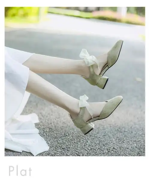 高跟鞋少女学生16岁18岁春夏季粗跟单鞋2020中跟绑带仙风十八岁玛丽珍