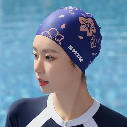 泳帽女士佑游 不勒头时尚专业硅胶游泳帽子女款成人大头围长发运动