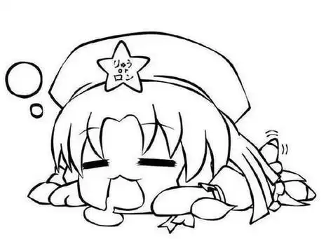 幼儿简笔画人物爬地