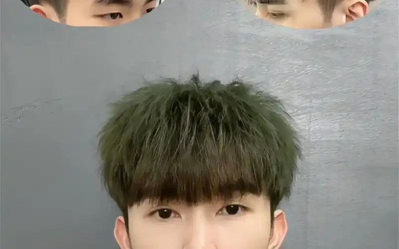 少年感蓬松锡纸烫,简单又帅气#男生造型教程 #男士造型 #锡纸烫