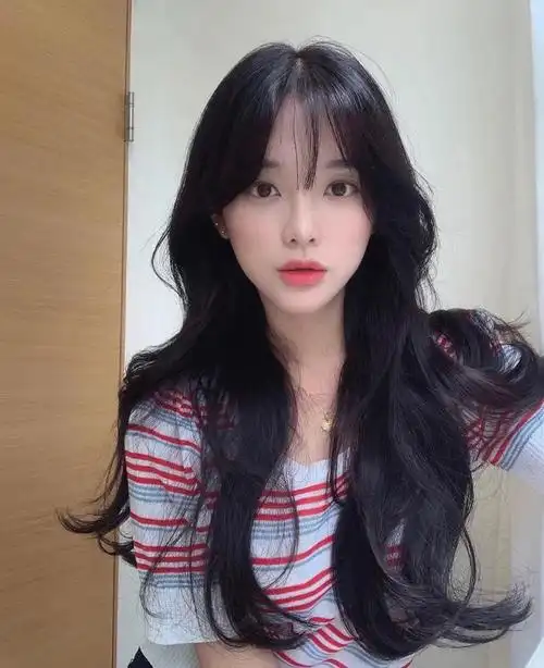 韩系慵懒大波浪卷发~超显气质女神范儿十足中长发烫发韩式烫发显白发