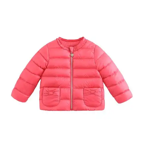 马克珍妮婴儿宝宝冬装女童超轻羽绒内胆儿童羽绒服