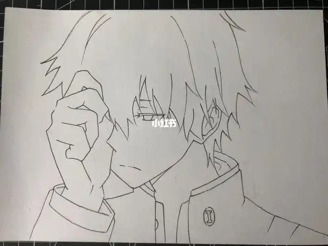 手绘  #冰菓  #折木奉太郎  #线稿