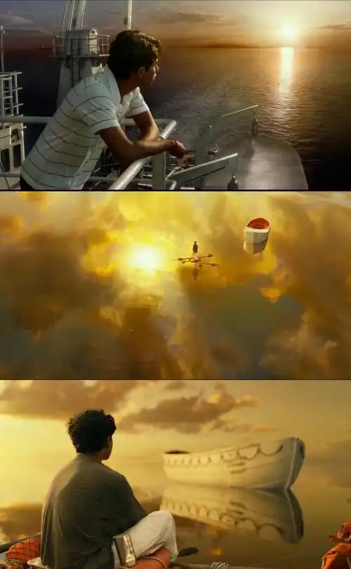 才能有情节,才能有不同的故事,但是《少年派的奇幻漂流》仅仅是一个