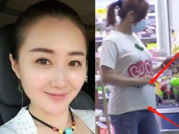 宋小宝携二婚娇妻购物,小腹凸起明显疑怀孕