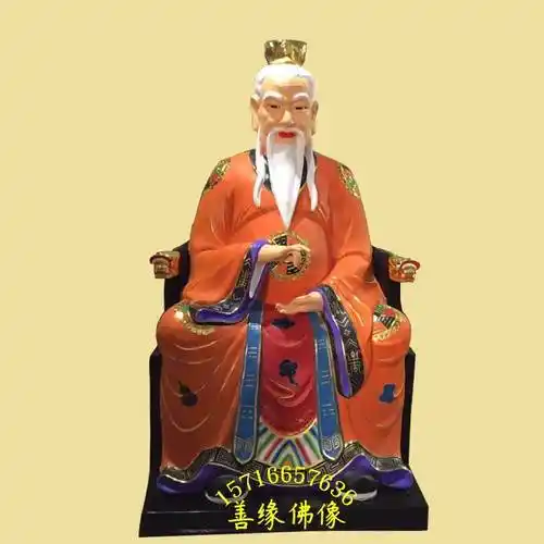 塑像图片 茅山祖师神像 茅山派创教祖师 三茅真君神像 道家神仙神像
