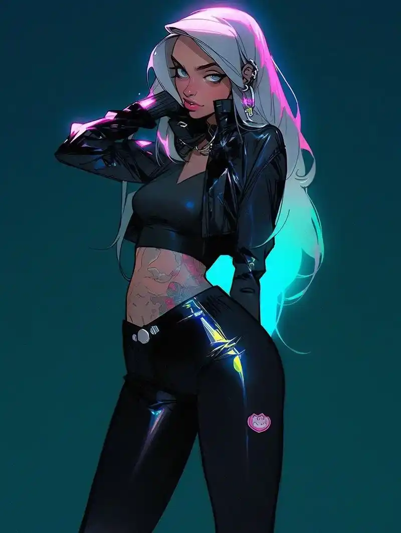 赛博朋克风3d欧美风壁纸,分享给大家 #高清 - 抖音