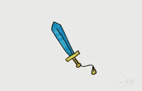 剑的简笔画怎么画