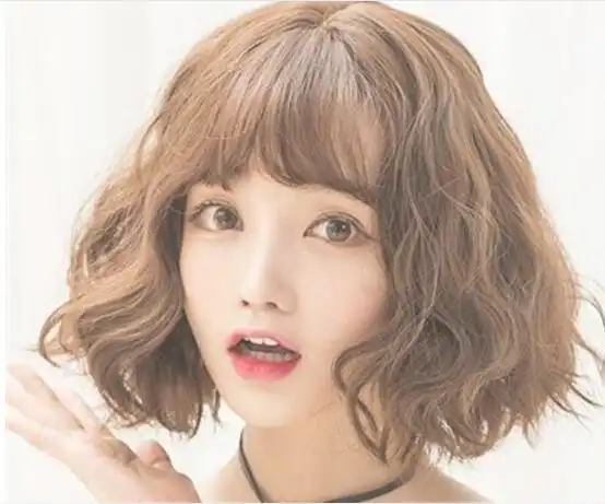 女生蛋卷烫短发发型图片大全(3)_烫发_西子美发网