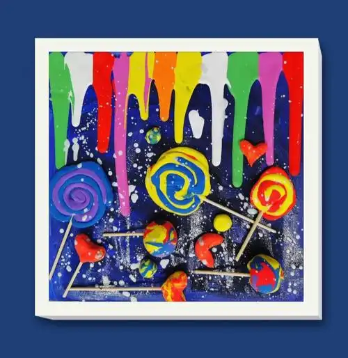 美味的棒棒糖让小朋友来教大家画吧