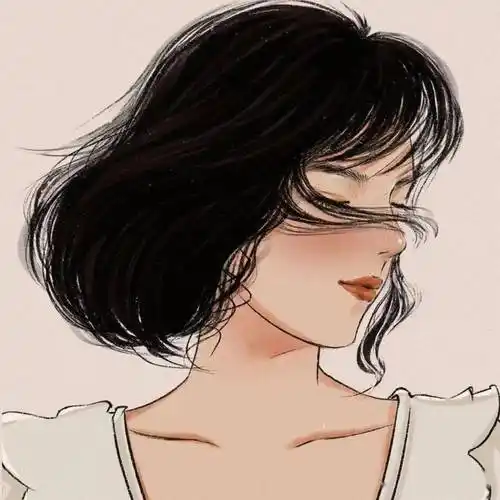 绝美手绘女生头像隐藏野心悄悄发光