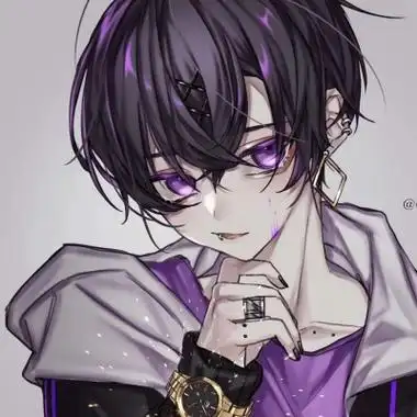 病娇动漫男头,卡通头像图片