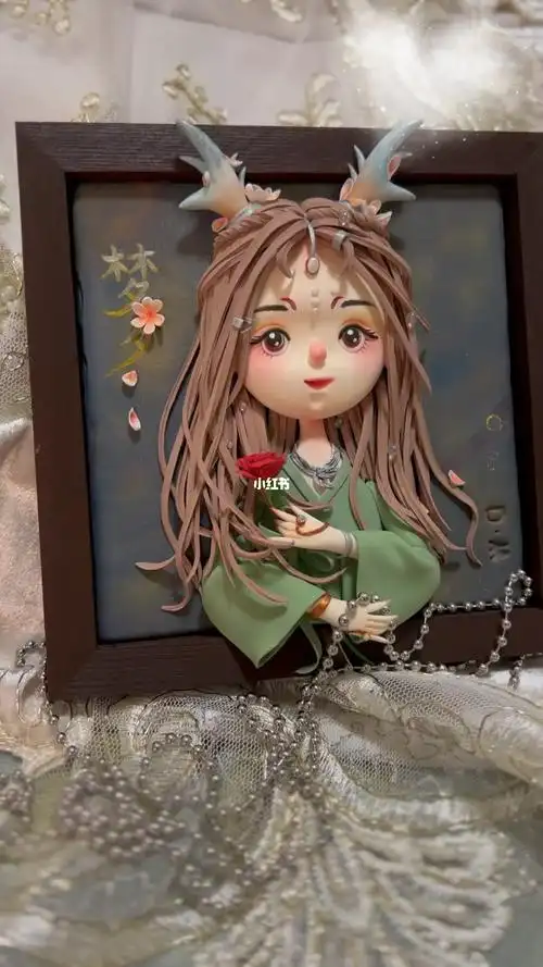 超轻粘土手工卡通人物