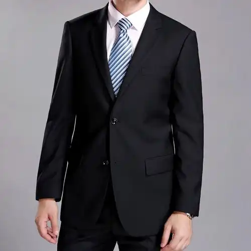 男士职业伴郎服新郎结婚礼服夏新款修身商务正装西服套装休闲西装