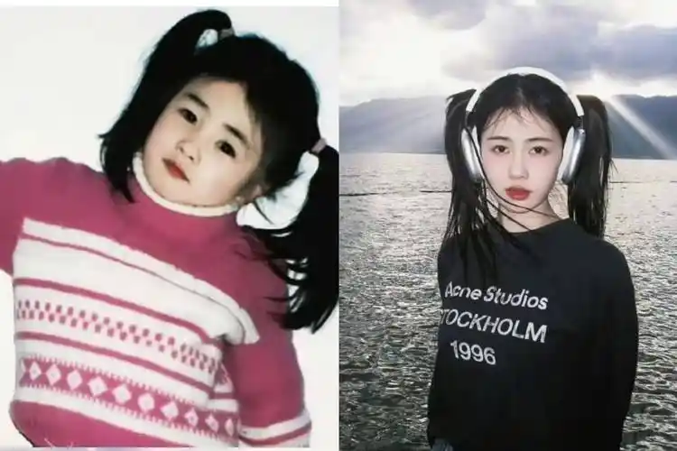 白鹿童年全家照曝光软萌白梦妍颜值传承自高颜值家族