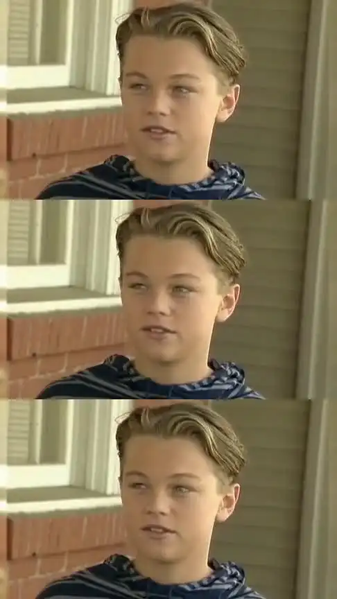 小李子小时候也是神颜啊,看起来奶乎乎的!