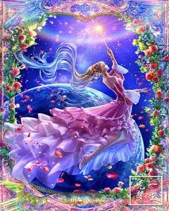 diy钻石画梦幻公主卡通动漫贴钻画十字绣钻石绣方钻满钻圆钻 包邮