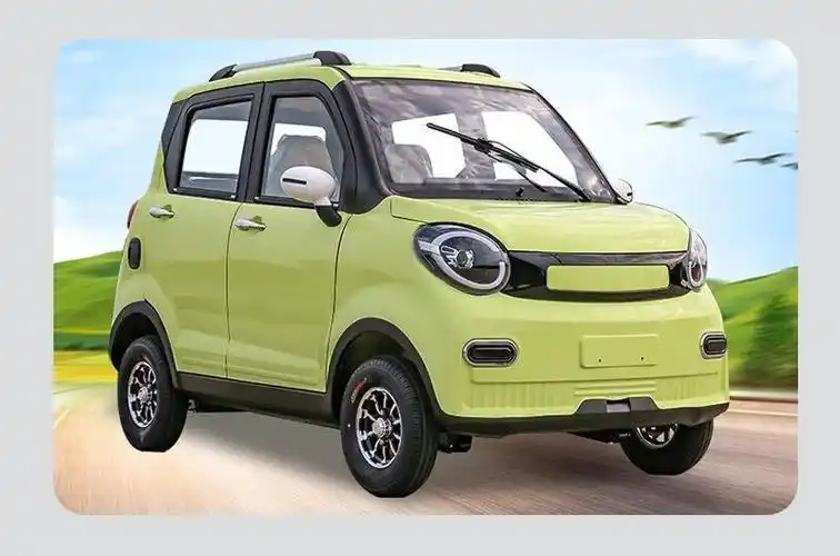 中老年代步电动车老头乐四轮微电家用小型老年全封闭新能源女士带棚