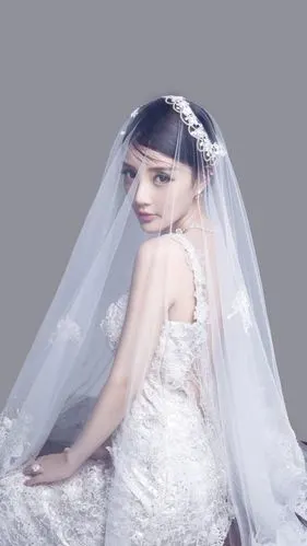 李小璐#婚纱系列 明星#平铺壁纸#高清手机壁纸"
