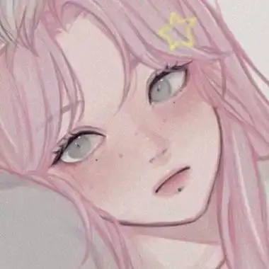 侧脸低头很好看的女生动漫