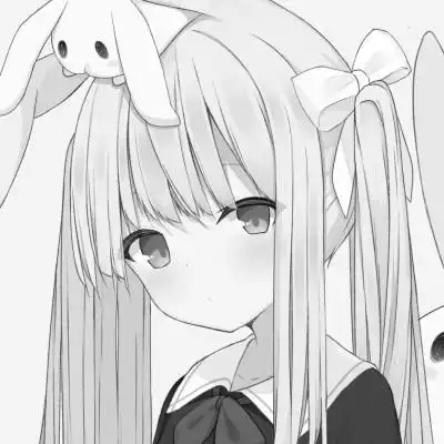 黑白动漫二次元情头一左一右两张图片_情侣动漫头像_头像屋