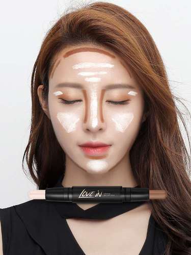 高光修容双头两用阴影鼻影三合一鼻子立体一体高光