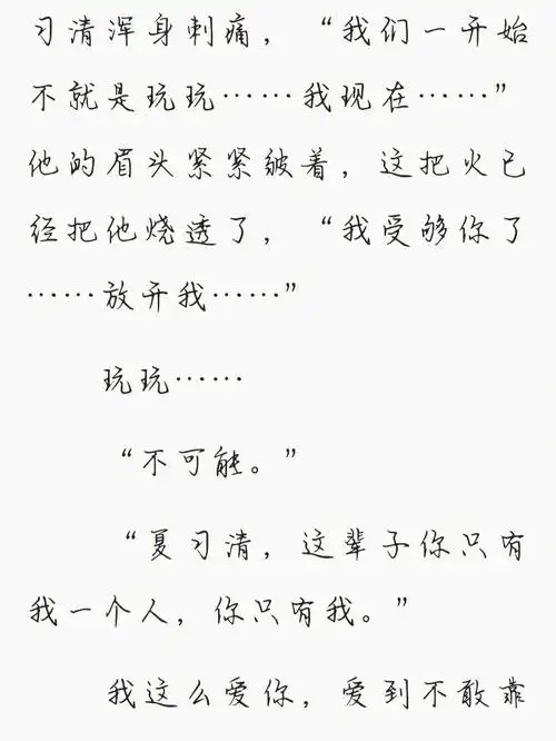 我只喜欢你的人设