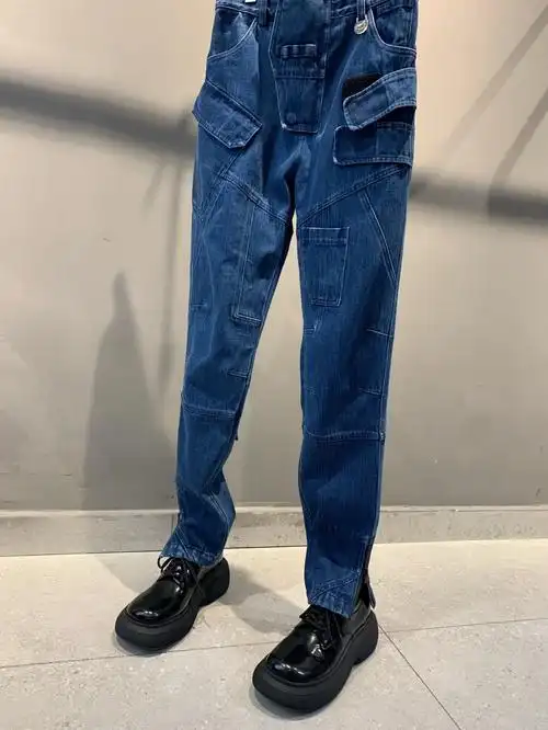 男装设计师品牌xander zhou新品牛仔裤