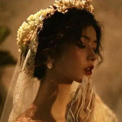 女生头像森系恩典复古风