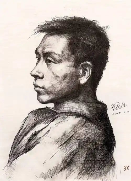 123幅央美附中留校人像素描集