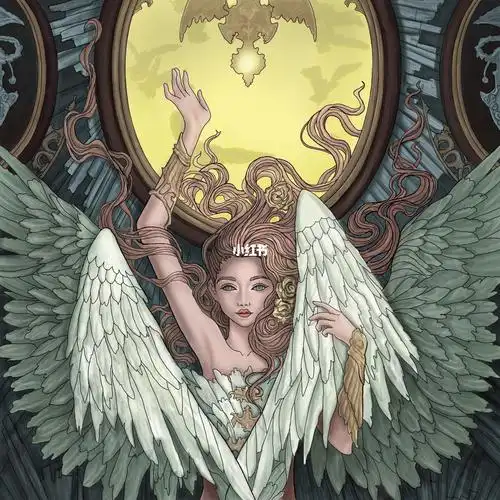 插画堕落的天使