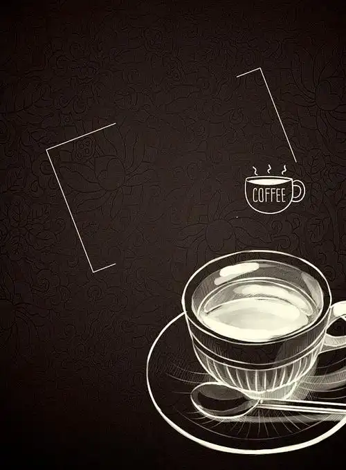 咖啡色印刷背景图片