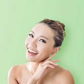 亚洲人,美,脸,特写,头像,清洁,清新,优雅