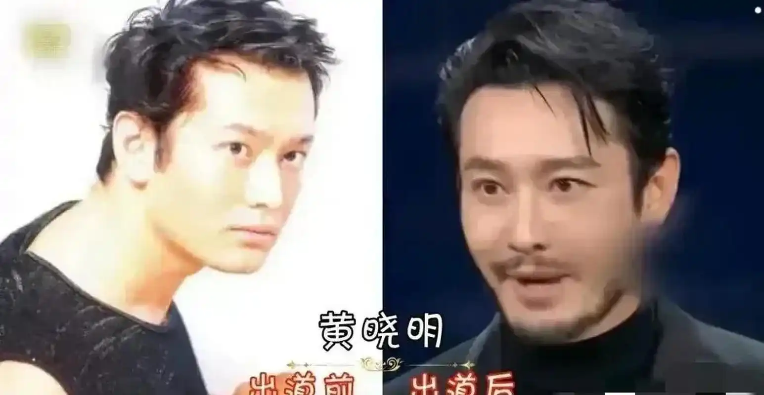 gif创作人# 胡歌,黄晓明和陈伟霆 出道前后差距很大, 有的甚至像涣怂