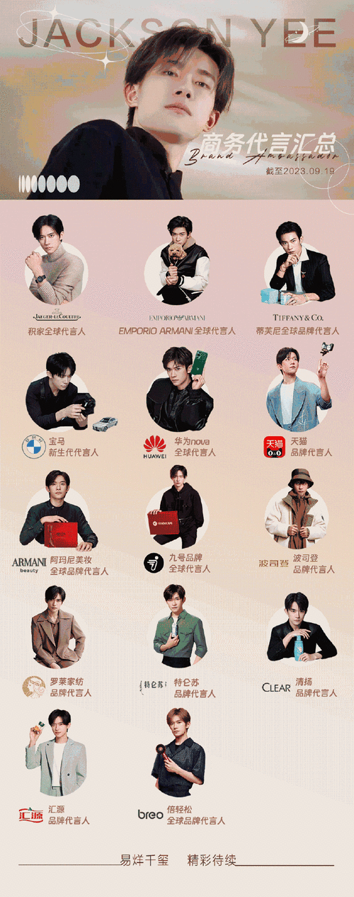 来看看:内娱【唯一】豪车 成衣 腕表 珠宝【四奢】代言人14个代言品牌