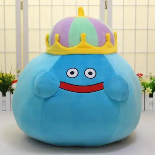 日本勇者斗恶龙史莱姆莱姆国王超大公仔摆件动漫游戏毛绒动漫毛绒