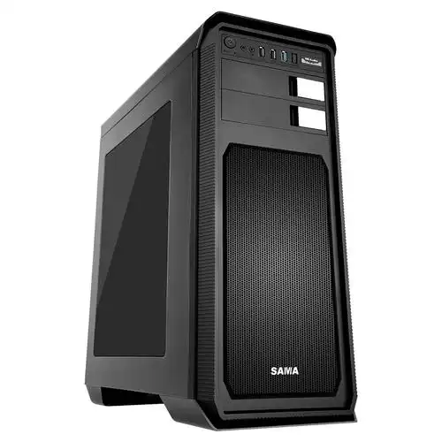 先马(sama)坦克 黑色 中塔式电脑机箱