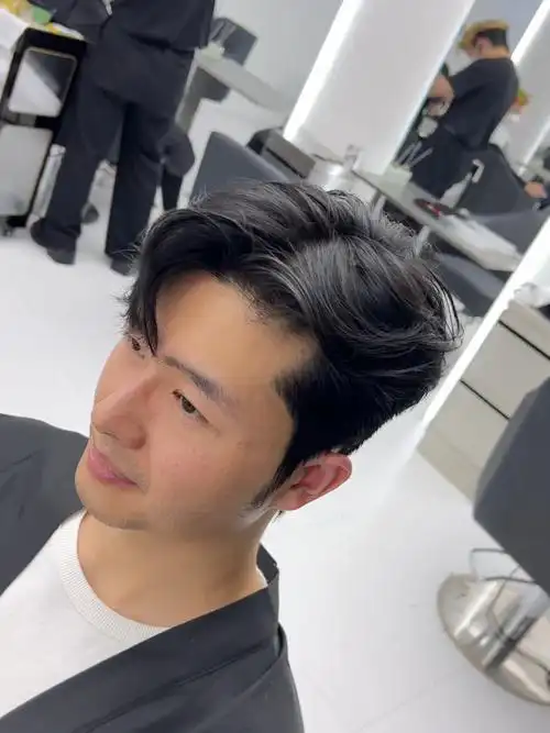 男士侧分三七帅爆了