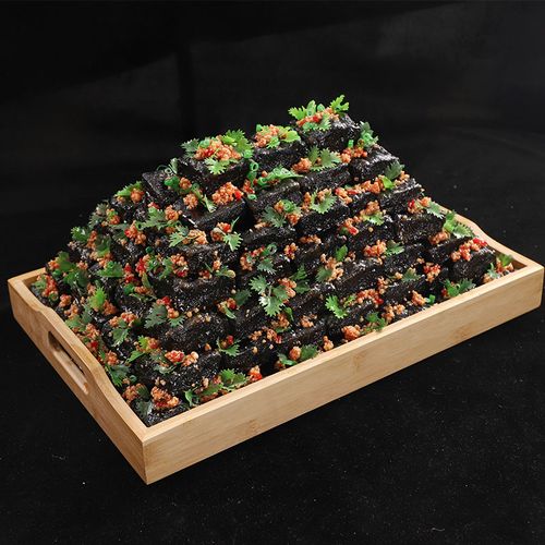 仿真菜品模型 仿真老长沙臭豆腐模型食品食物模型假菜道具文和友臭