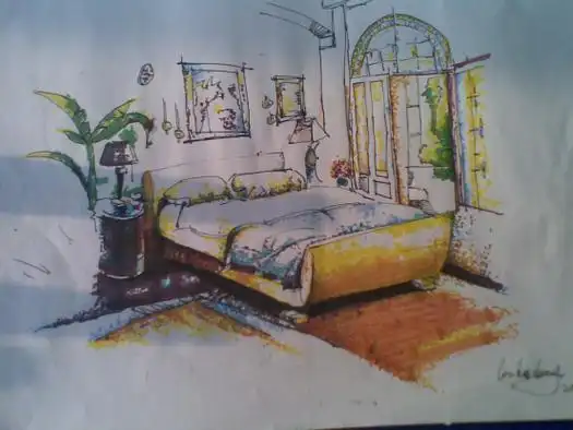 焦点专访:筑品装饰刘贺东设计师绘画作品,设计也需要会画画