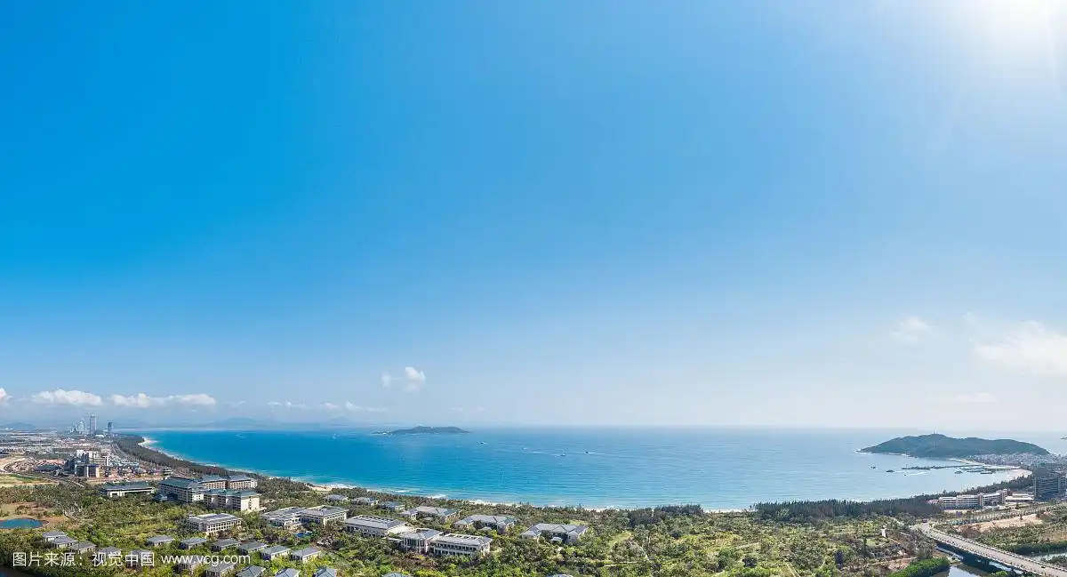 三亚海棠湾蜈支洲岛全景