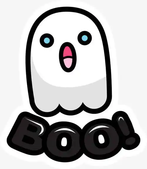卡通可爱幽灵