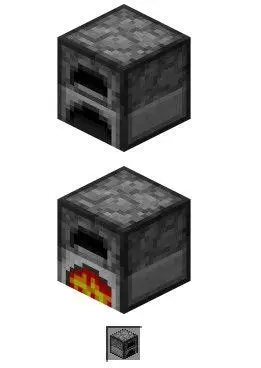 我的世界里面的熔炉简笔画
