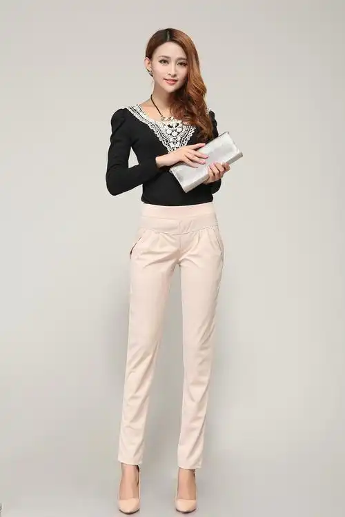 秋冬款女装小脚裤 韩版时尚潮款百搭显瘦哈伦裤 女休闲长裤 批发