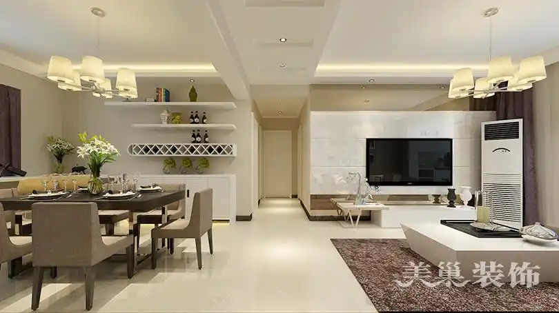 浩创悦城装修三室两厅样板间欣赏