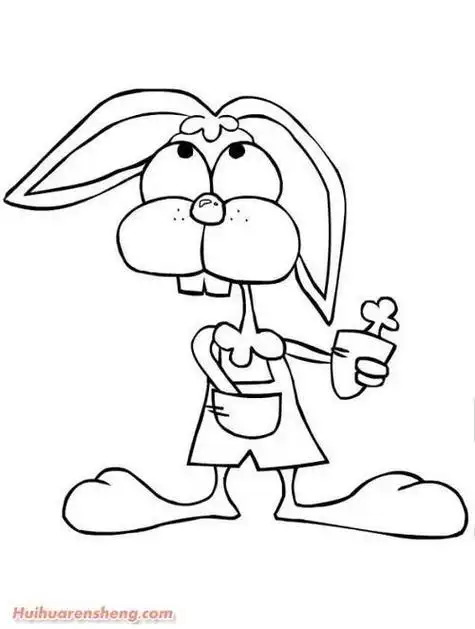 人物简笔画卡通人物小动物