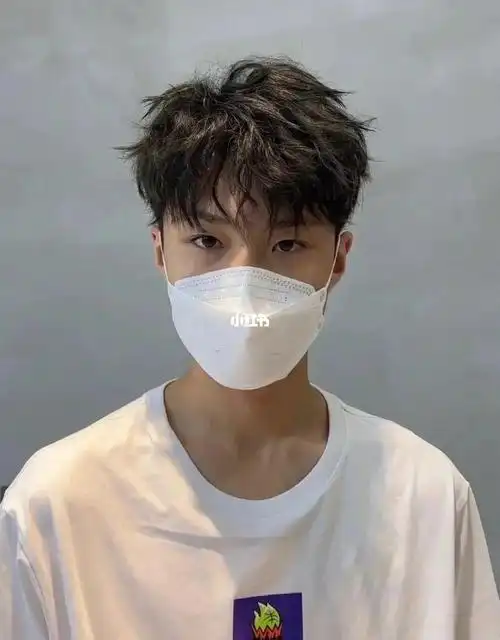 男生秋冬凌乱蝴蝶烫